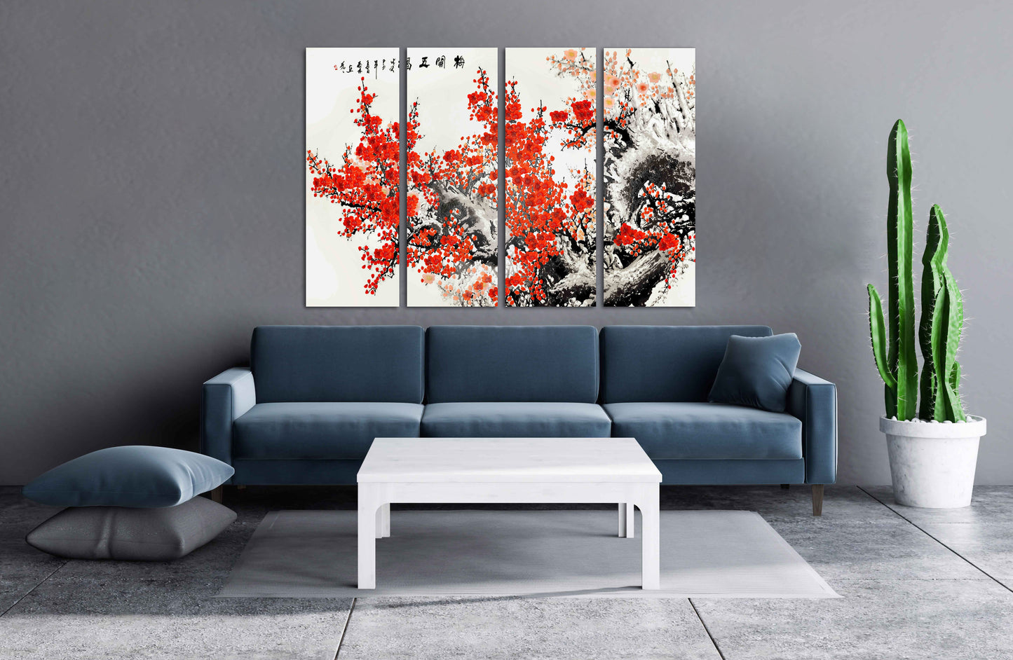 Sakura Bonsai Baum Sakura Blüten Florale Wandkunst japanische Wandkunst Leinwand japanische Drucke Wandkunst asiatische Wandkunst riesige Wandkunst