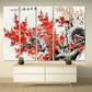 Sakura Bonsai Baum Sakura Blüten Florale Wandkunst japanische Wandkunst Leinwand japanische Drucke Wandkunst asiatische Wandkunst riesige Wandkunst