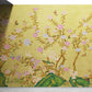 Wandbild mit Vögeln und Bäumen, botanische Tapete, selbstklebendes Natur-Wandbild, florales Japandi-Wandbild, Chinoiserie-Tapete, abziehbares und aufklebbares Tapeten-Wandbild fürs Wohnzimmer