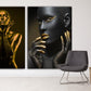 Moderne Wandkunstgemälde auf Leinwand, Wohndekor, afrikanische Leinwandkunst, Modewandkunst, druckbare Wandkunst, 2-teilige Wandkunst