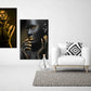 Moderne Wandkunstgemälde auf Leinwand, Wohndekor, afrikanische Leinwandkunst, Modewandkunst, druckbare Wandkunst, 2-teilige Wandkunst