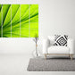 Blätter Wandkunst, Tropische Wandkunst Gemälde auf Leinwand, Wohnwanddekoration, Leinwandgemälde, großes grünes Gemälde, mehrteilige Wandkunst