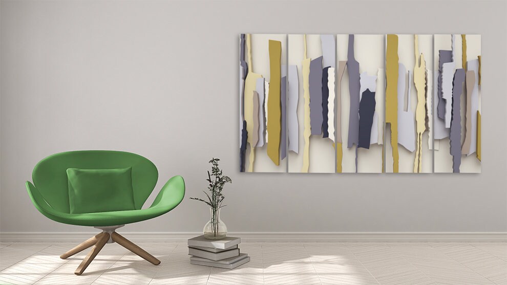 Abstrakte Wandkunstgemälde auf Leinwand, Wohndekor, Leinwandgemälde, 3er-Set Drucke, trendige Wandkunst, Moderne Wandkunst