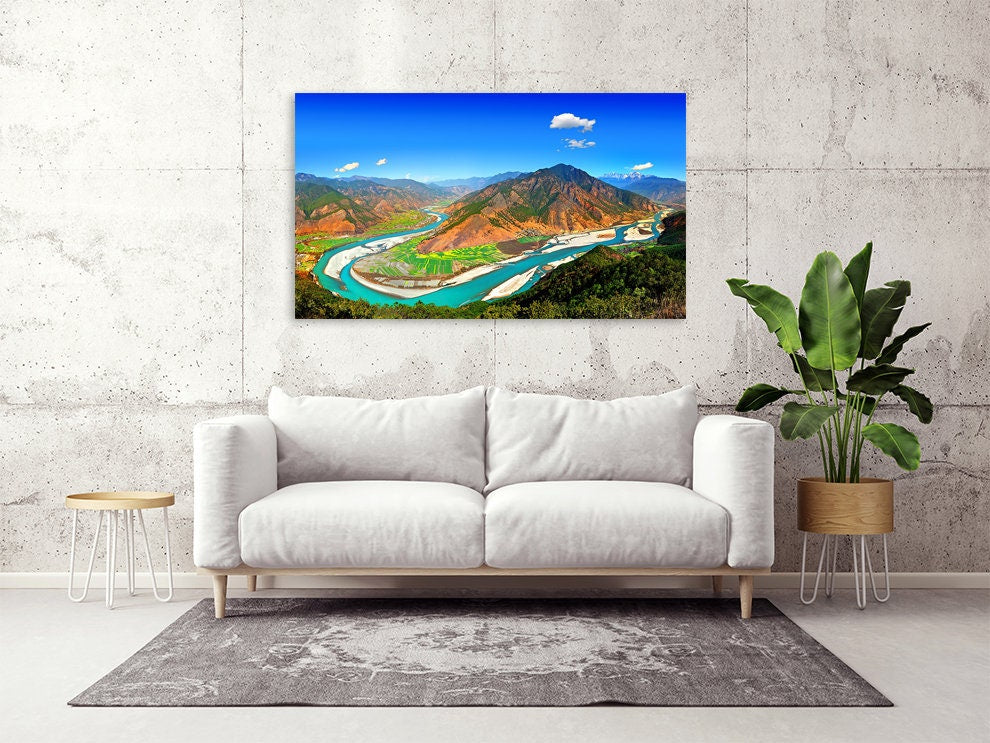 Natur-Wandkunst-Gemälde auf Leinwand, Bauernhauswand, Dekor, Wohnwanddekor, Leinwandgemälde, 3-teilige Wandkunst, 4-teilige Wandkunst, 5-teilige Leinwand