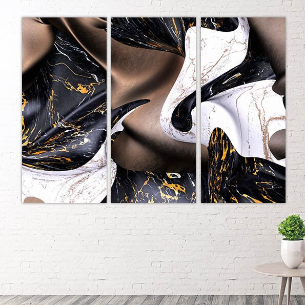 Abstrakte Wandkunstgemälde auf Leinwand, 3-teilige Wandkunst, 4-teilige Leinwand, 5-teilige Leinwand, Heimwanddekor, Leinwandgemälde, extra große Wandkunst