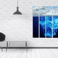 Eisberg Leinwand Eisberg Wandkunst Gemälde auf Leinwand, Wohnwanddekoration, Leinwandgemälde, Badezimmer Wanddekoration Meereslandschaft Gemälde