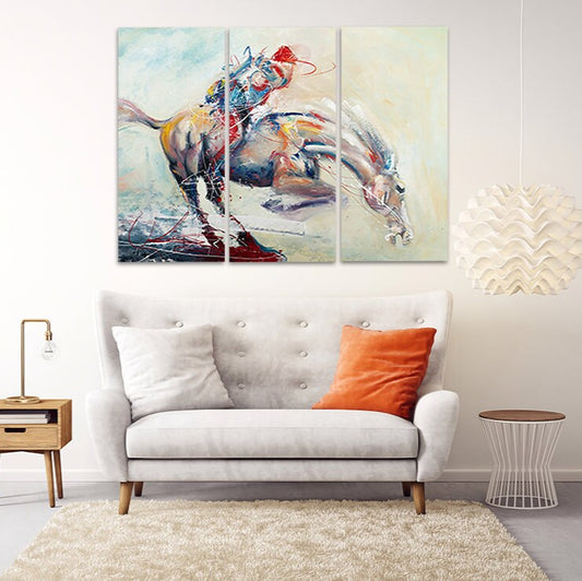 Aquarell Pferd Pferd druckbare Kunst Pferd Wandkunst Gemälde auf Leinwand Home Wand Dekor Leinwand Malerei moderne abstrakte Kunst, trendige Wandkunst