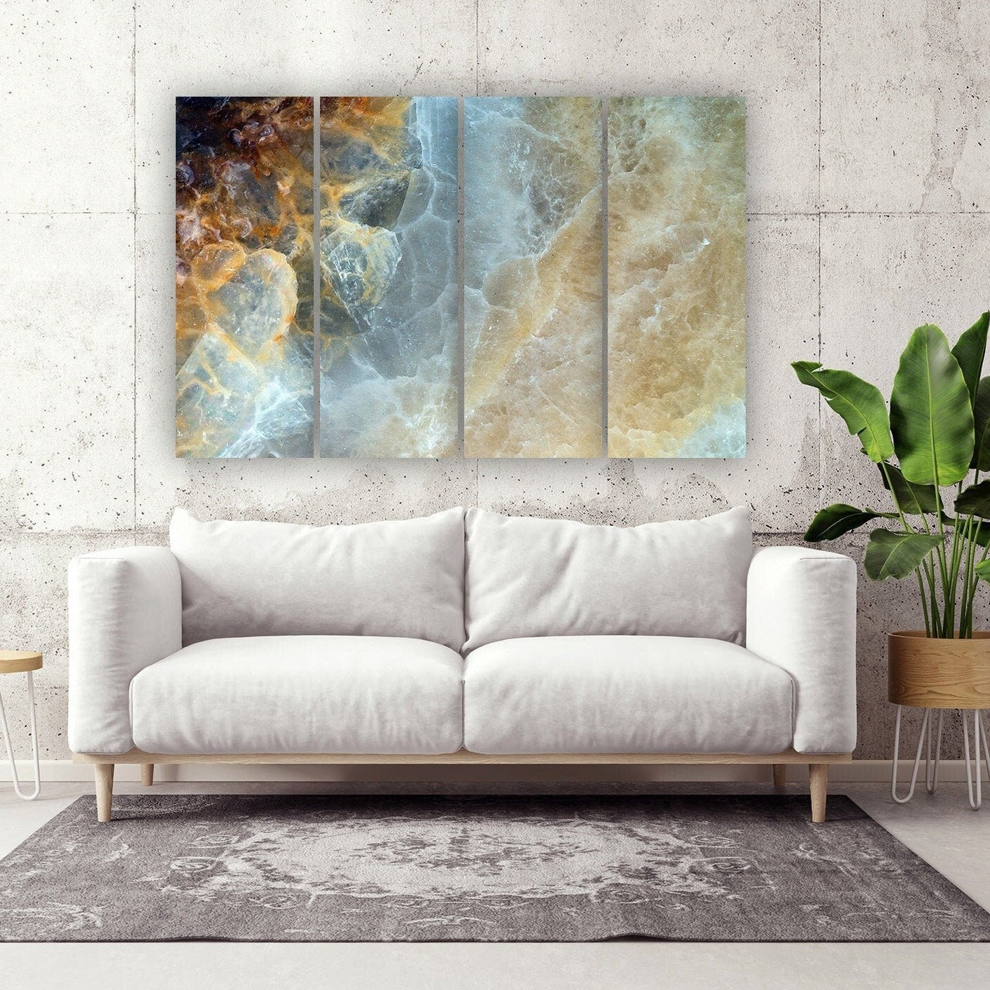 Abstrakte Wandkunst Gemälde auf Leinwand, Wohnwanddekoration, Leinwandgemälde druckbare Kunst abstrakter Kunstdruck moderne abstrakte Kunst Multi-Panel-Kunst