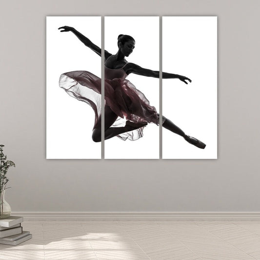 Ballerina-Wanddekoration, Mädchen-Gemälde auf Leinwand, Wanddekoration für Zuhause, Ballerina-Leinwandkunst, Drucke auf Leinwand, Ballerina-Kunstdruck, Schlafzimmer-Dekor