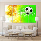 Fußball-Kunst, Fußball-Wandkunst, American Football, Sport-Wandkunst, große abstrakte Kunst, große Leinwandkunst, Fußball-Wandkunst, Fußballspieler-Geschenk