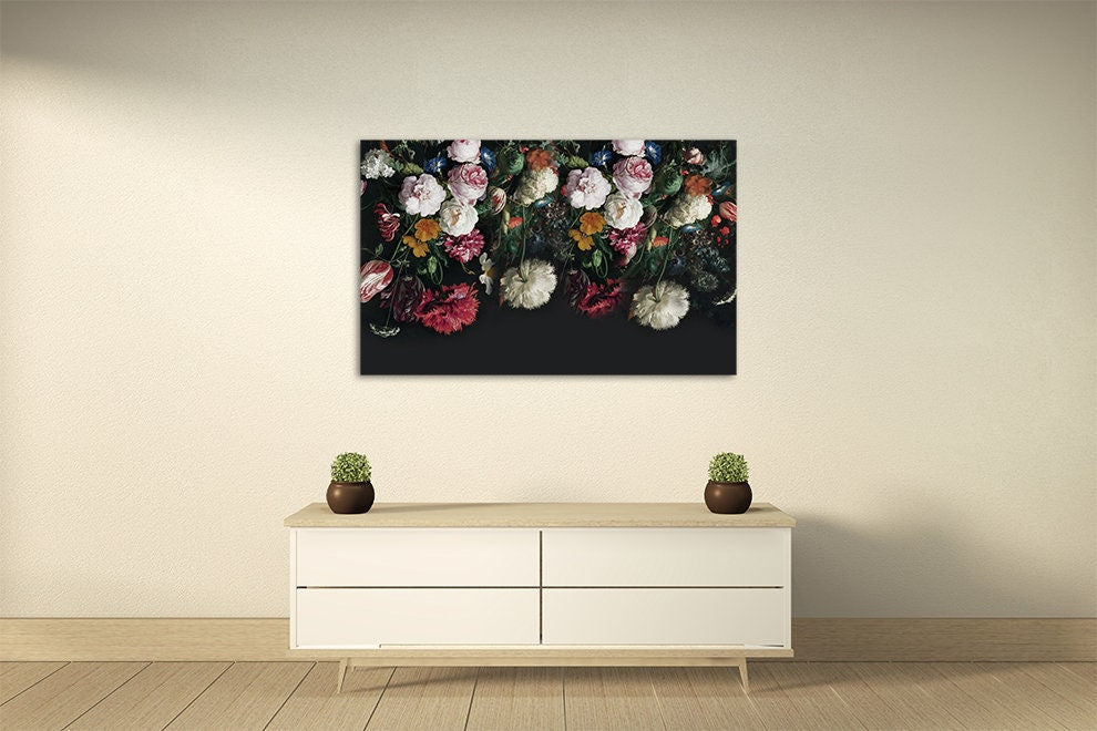 Pfingstrose Wandkunst Blumen Wandkunst Gemälde auf Leinwand, Wohnwanddekoration, Leinwandgemälde 3-teilige Wandkunst 5-teilige Leinwand Blumen Leinwand