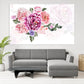 Wandkunst Boho Blumen, Botanische Gemälde, Blumen Wandkunst Gemälde auf Leinwand, Blumenstrauß Wandkunst, Boho Blumen Druck