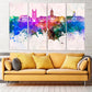 Große abstrakte Kunst Abstrakte Wandkunst Abstrakter Kunstdruck Mehrteilige Wandkunst Abstrakte Leinwand trendige Wandkunst Große Gemälde