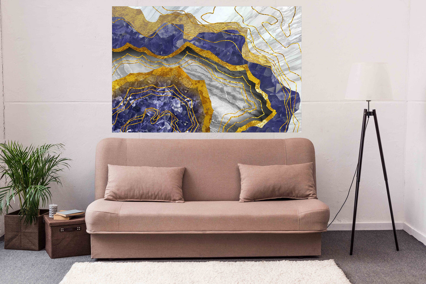 Moderne Wandkunst abstrakte Leinwand Multi-Panel-Wandkunst Druckbare Wandkunst Zeitgenössische Kunst Wandkunst-Sets Geometrische Kunst