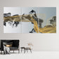 Moderne abstrakte Kunst, abstrakter Druck, abstrakte Leinwand, mehrteilige Leinwand-Wanddekoration, abstrakte Wandkunst, abstraktes Gemälde, extragroße Wandkunst