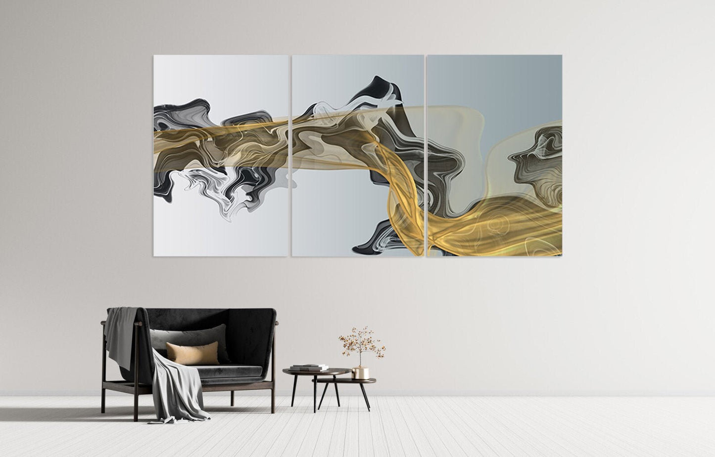 Moderne abstrakte Kunst, abstrakter Druck, abstrakte Leinwand, mehrteilige Leinwand-Wanddekoration, abstrakte Wandkunst, abstraktes Gemälde, extragroße Wandkunst