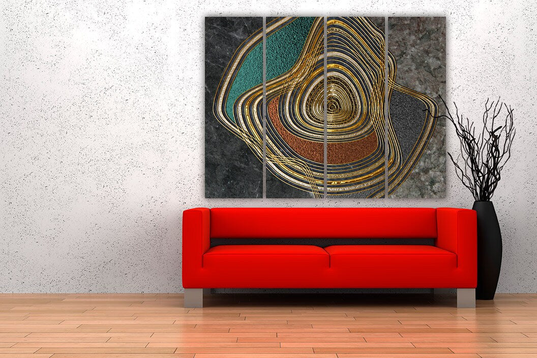 Abstrakte Wandkunst Gemälde auf Leinwand Home Wand Dekor Leinwand Malerei helle Wandkunst moderne abstrakte Kunst abstrakter Druck Multi Panel Kunst