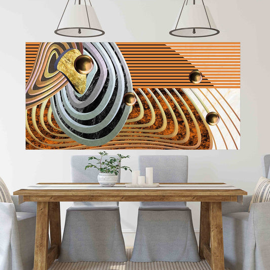 Geometrische Wandkunst Moderne abstrakte Kunst Abstrakter Kunstdruck Mehrteilige Leinwand Wanddekoration Abstrakte Wandkunst Abstrakte Malerei