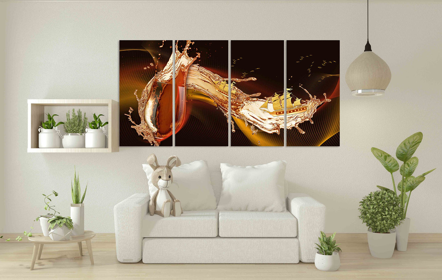Wein Wandkunst Küche Wanddekoration Leinwand Extra groß Multi Panel Leinwand Gemälde Einweihungsgeschenk druckbare Kunst
