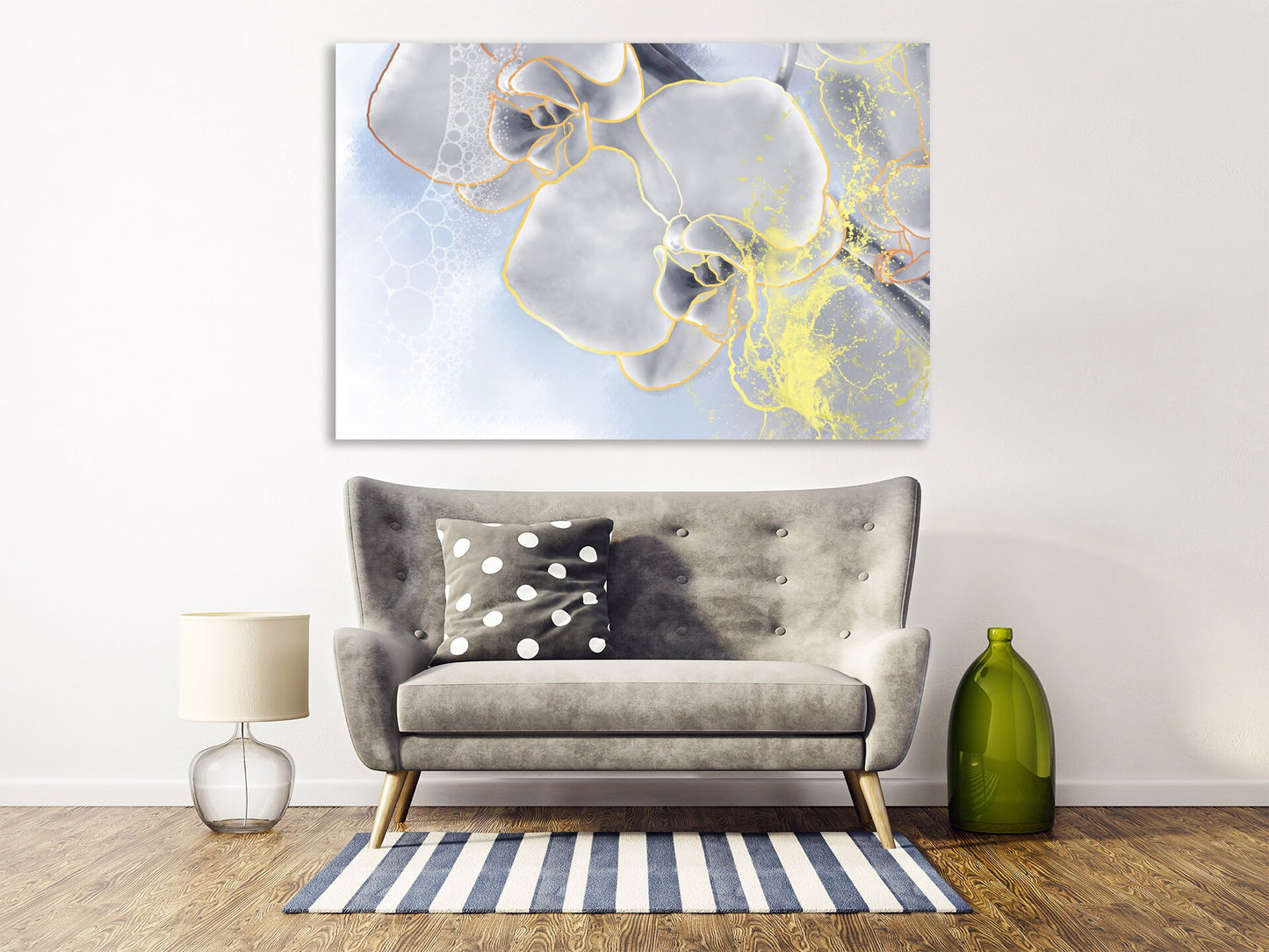 Orchidee Zeichnung Wandkunst Boho Blumen Blumen Wandkunst Gemälde auf Leinwand Leinwandgemälde Bauernhaus Wanddekoration Blumen Wanddekoration