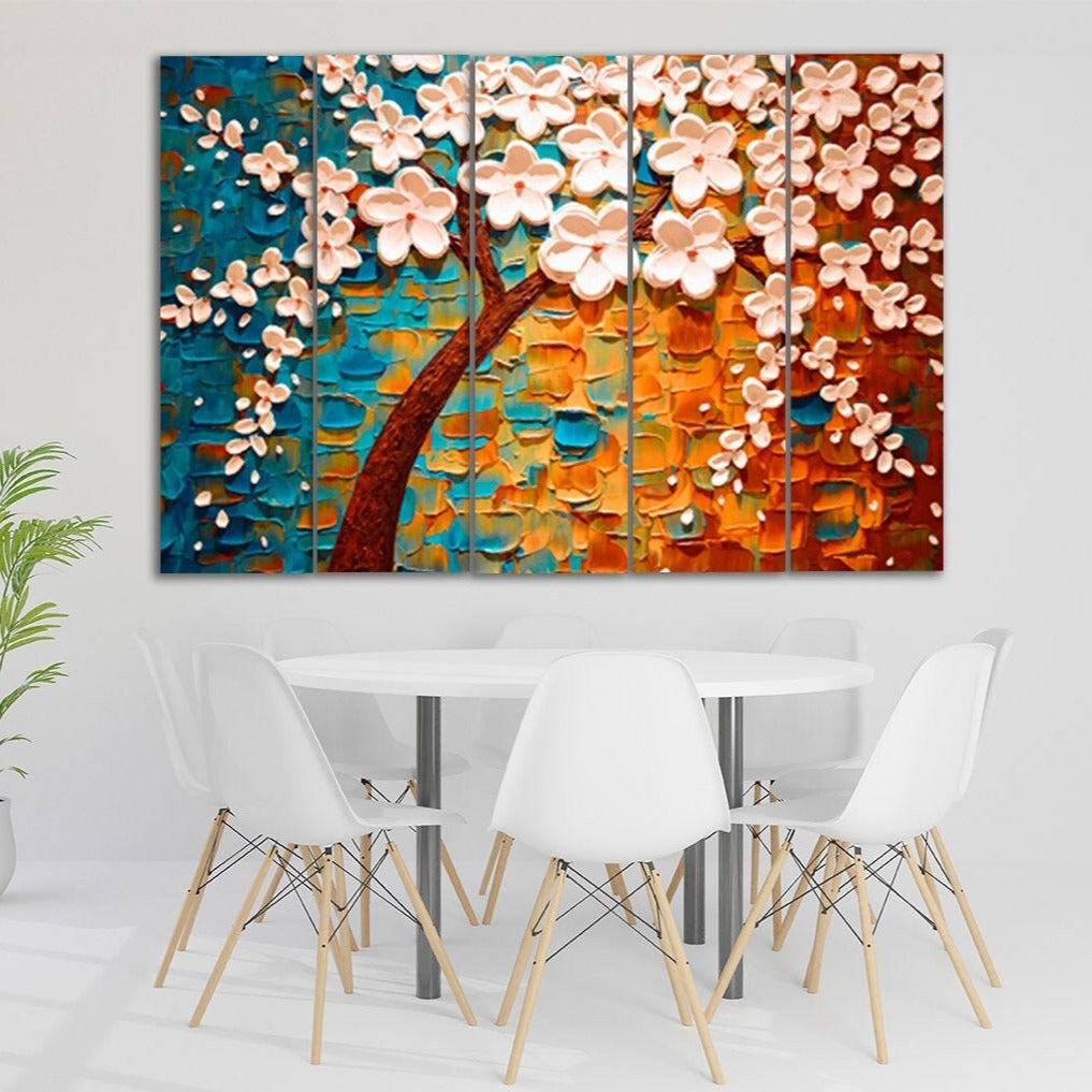 Sakura Bonsai Baum Sakura Blüten Florale Wandkunst japanische Wandkunst Leinwand japanische Drucke Wandkunst asiatische Wandkunst riesige Wandkunst