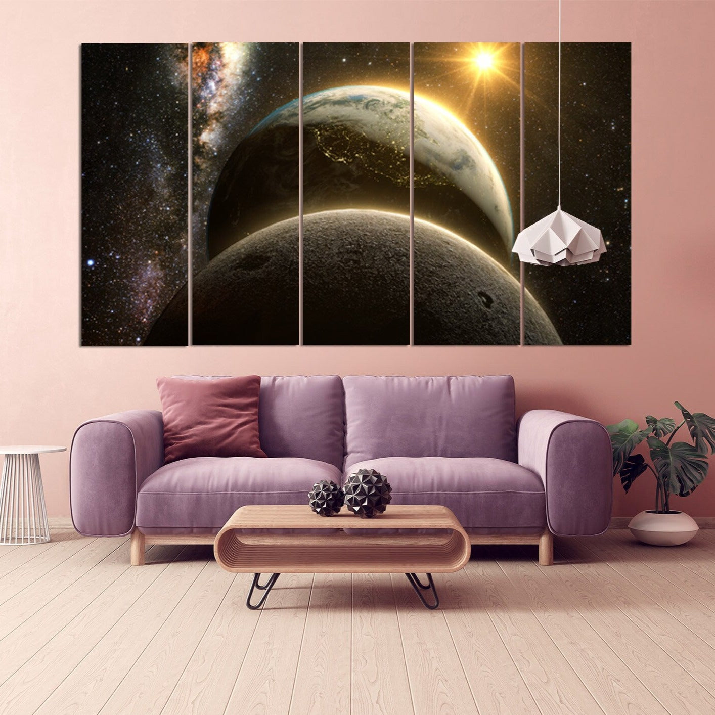 Planeten Poster Сosmos Multi Panel Wandkunst Gemälde auf Leinwand Weltraum Home Wand Leinwand Gemälde Schlafzimmer Wand Dekor Fantasy Kunst