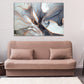 Marmor Wanddekor Leinwand abstrakt Gold und Schwarz Abstrakte Wandkunst Gemälde auf Leinwand Multi Panel Wandkunst Marmor Leinwand