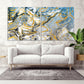 Moderne abstrakte extra große druckbare Wandkunst gerahmt Multi Panel Pour Leinwand Gemälde Raumdekor