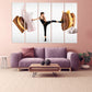 Fitness Wandtattoa Sportler Geschenke Sport extra groß Multi Wandkunst Schlafzimmer Wohnzimmer Büro Wanddeko druckbares Wandkunst Set