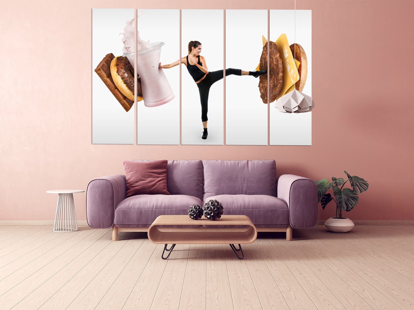 Fitness Wandtattoa Sportler Geschenke Sport extra groß Multi Wandkunst Schlafzimmer Wohnzimmer Büro Wanddeko druckbares Wandkunst Set