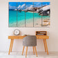 Meereslandschaft Natur Wandkunst Gemälde auf Leinwand Anime Drucke Sonne Meer Sand Meer Küste Drucke Strand Wand Dekor Leinwand Gemälde