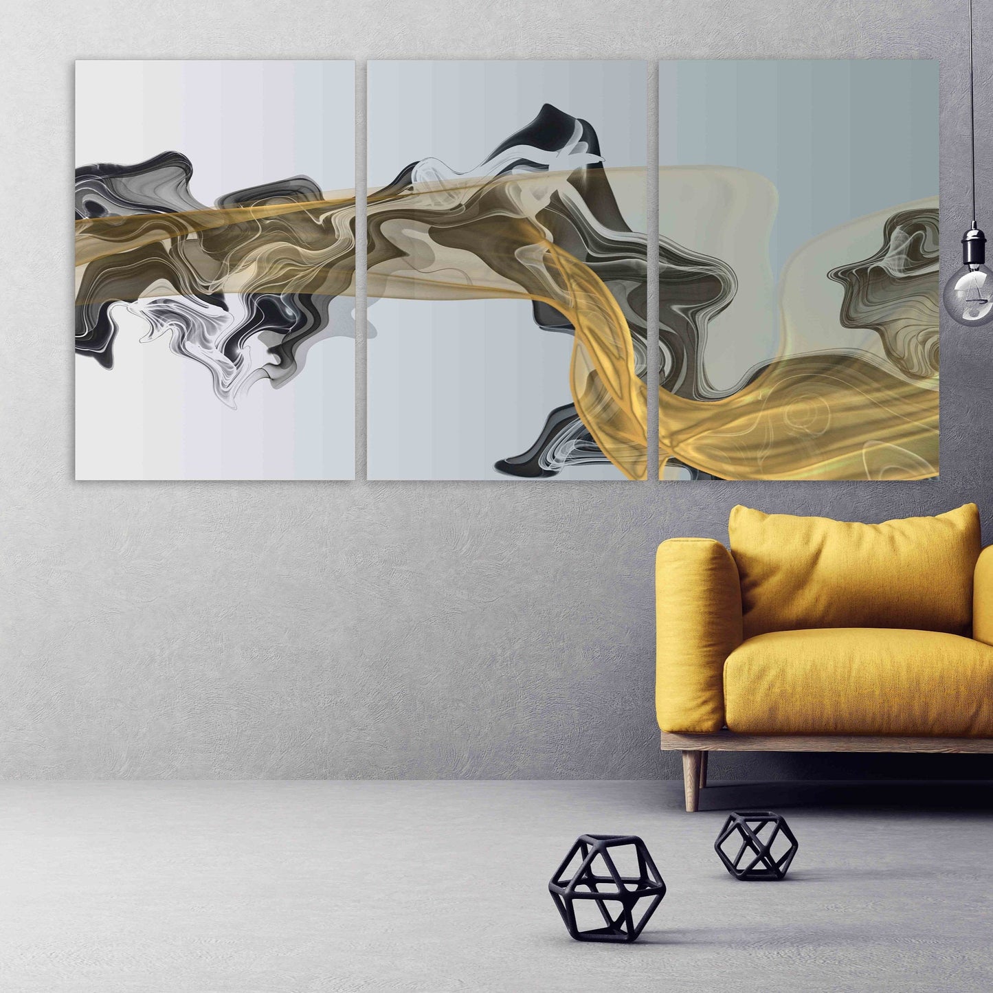 Moderne abstrakte Kunst, abstrakter Druck, abstrakte Leinwand, mehrteilige Leinwand-Wanddekoration, abstrakte Wandkunst, abstraktes Gemälde, extragroße Wandkunst