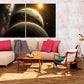 Planeten Poster Сosmos Multi Panel Wandkunst Gemälde auf Leinwand Weltraum Home Wand Leinwand Gemälde Schlafzimmer Wand Dekor Fantasy Kunst