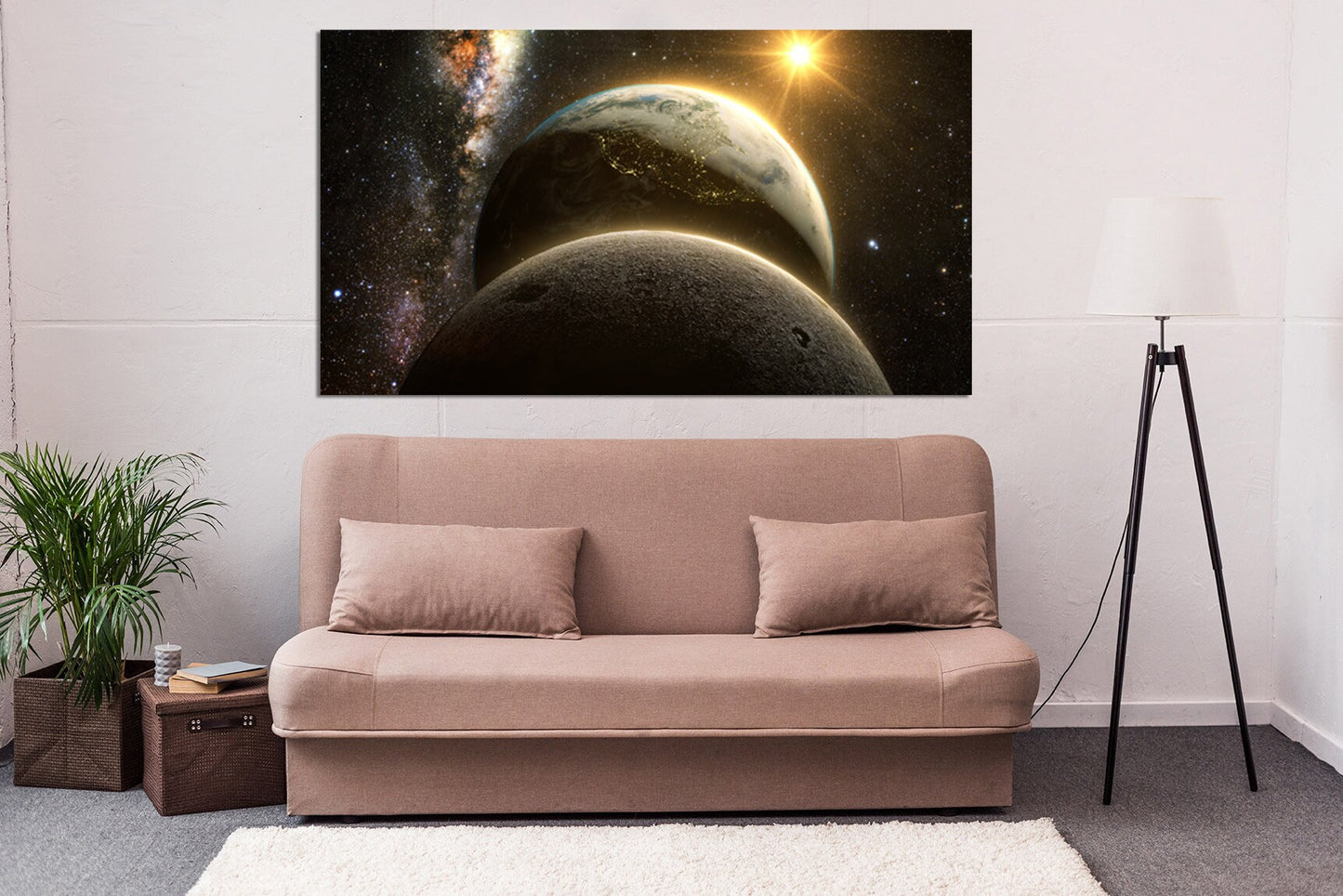 Planeten Poster Сosmos Multi Panel Wandkunst Gemälde auf Leinwand Weltraum Home Wand Leinwand Gemälde Schlafzimmer Wand Dekor Fantasy Kunst