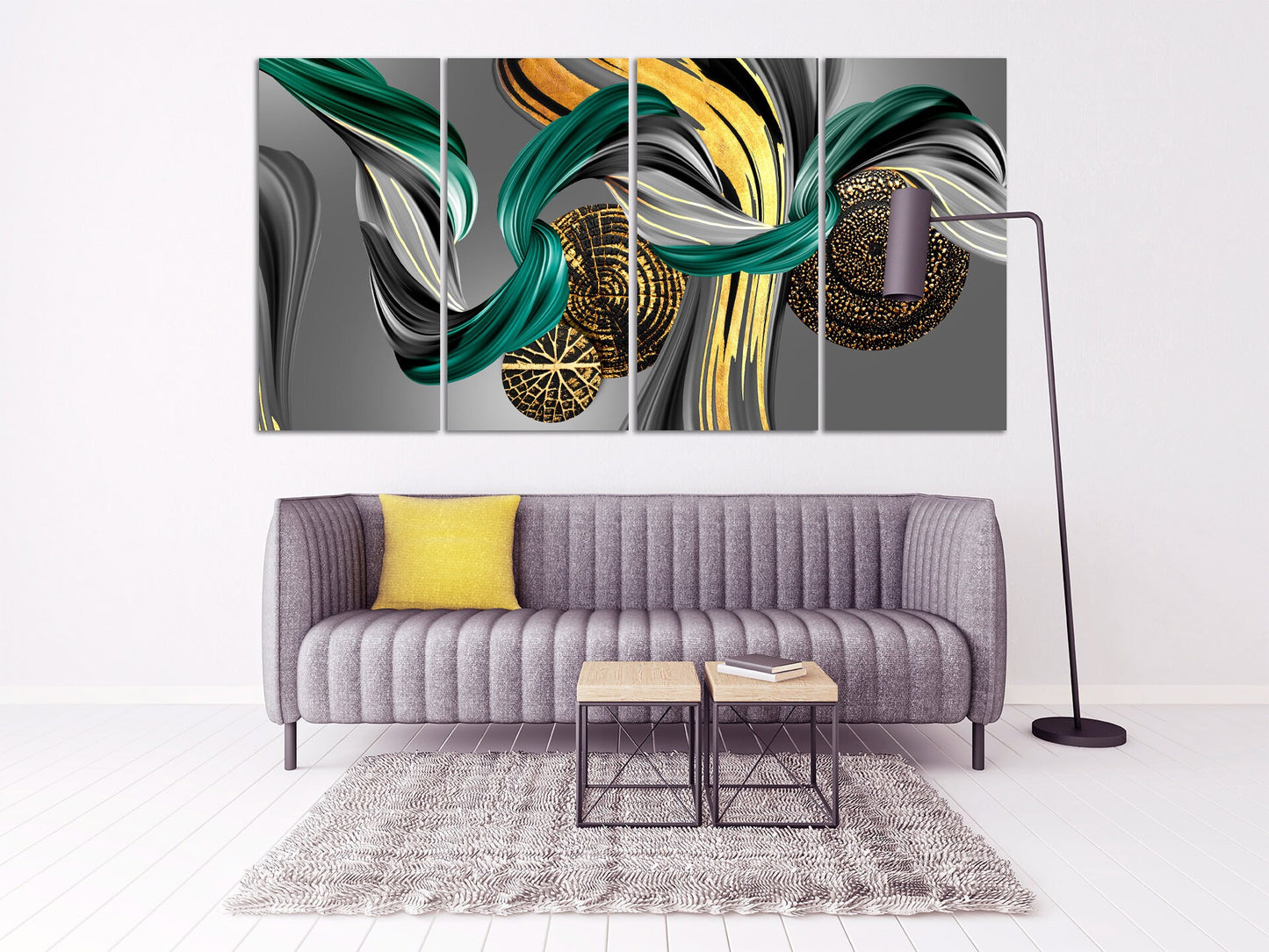 Abstrakte Wandkunst, Bilderrahmen, moderne Wanddekoration für Zuhause, mehrteiliges abstraktes Leinwandgemälde, extragroße Wandkunst