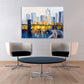 Brooklyn Bridge Druck New York City extra großes mehrteiliges Wandbild American Bridge Home Wanddekoration gerahmter Kunstdruck Leinwand Ölgemälde