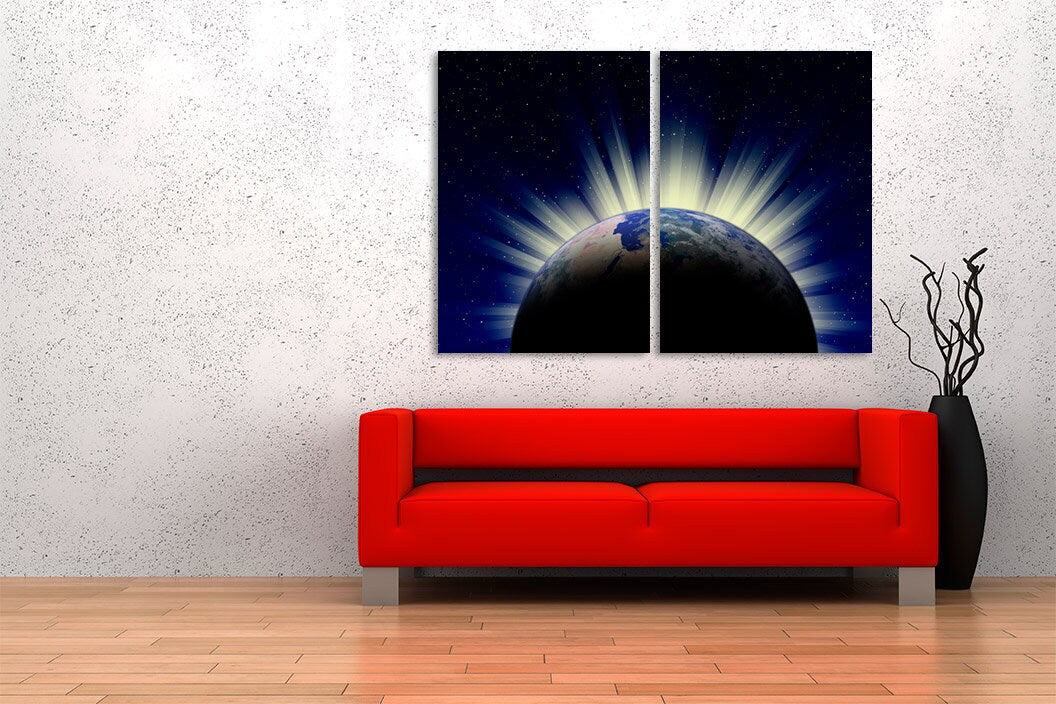 Planeten Poster Сosmos Multi Panel Wandkunst Gemälde auf Leinwand Weltraum Home Wand Leinwand Gemälde Schlafzimmer Wand Dekor Fantasy Kunst