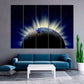 Planeten Poster Сosmos Multi Panel Wandkunst Gemälde auf Leinwand Weltraum Home Wand Leinwand Gemälde Schlafzimmer Wand Dekor Fantasy Kunst
