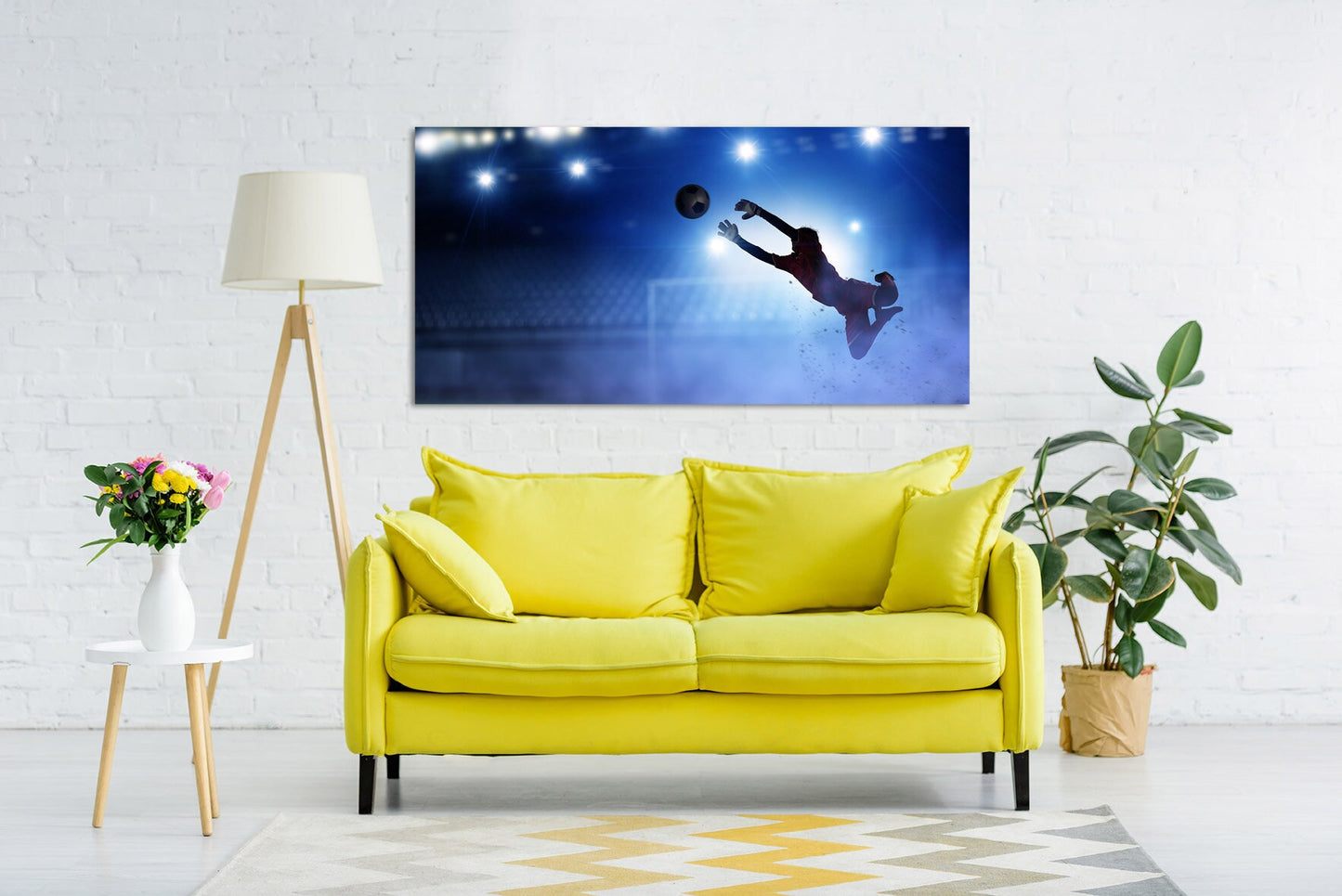 Fußball-Wandkunst, Fußball-Kunst, American Football, Sport-Wandkunst, große abstrakte Leinwandkunst, Fußball-Wandkunst, Fußballspieler-Geschenk