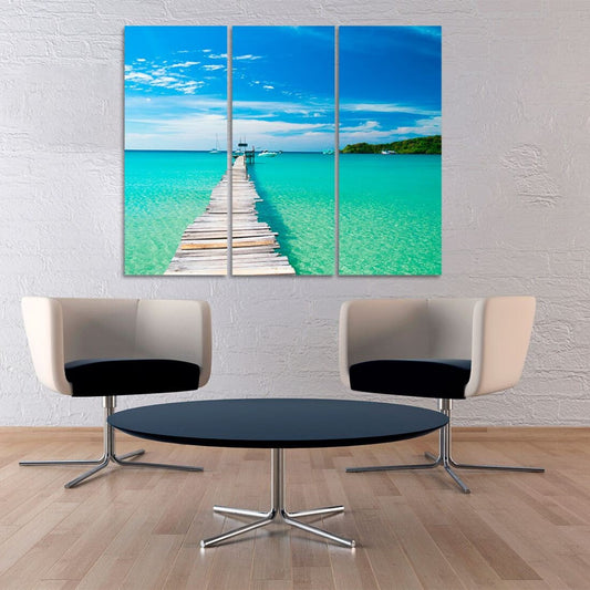 Großes Wandkunst Meereswelle Posterdruck Meereslandschaft Natur Wanddekoration Küstenleinwandgemälde