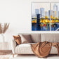 Brooklyn Bridge Druck New York City extra großes mehrteiliges Wandbild American Bridge Home Wanddekoration gerahmter Kunstdruck Leinwand Ölgemälde