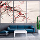 Sakura Bonsai Baum Sakura Blüten Florale Wanddekoration asiatische japanische Drucke Wandkunst Leinwand riesige Wandkunst