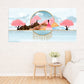 Sakura Blüten Japanische Wandkunst Leinwandgemälde Home Wanddekoration 3-teiliger Rahmen Leinwand Felsen und Berge Asiatische Wandkunst
