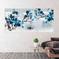 Blumen Wandpaneel Sakura Blüten Japanische Wandkunst Leinwandgemälde Home Wanddekoration 3-teiliger Rahmen Leinwand Asiatische Wandkunst