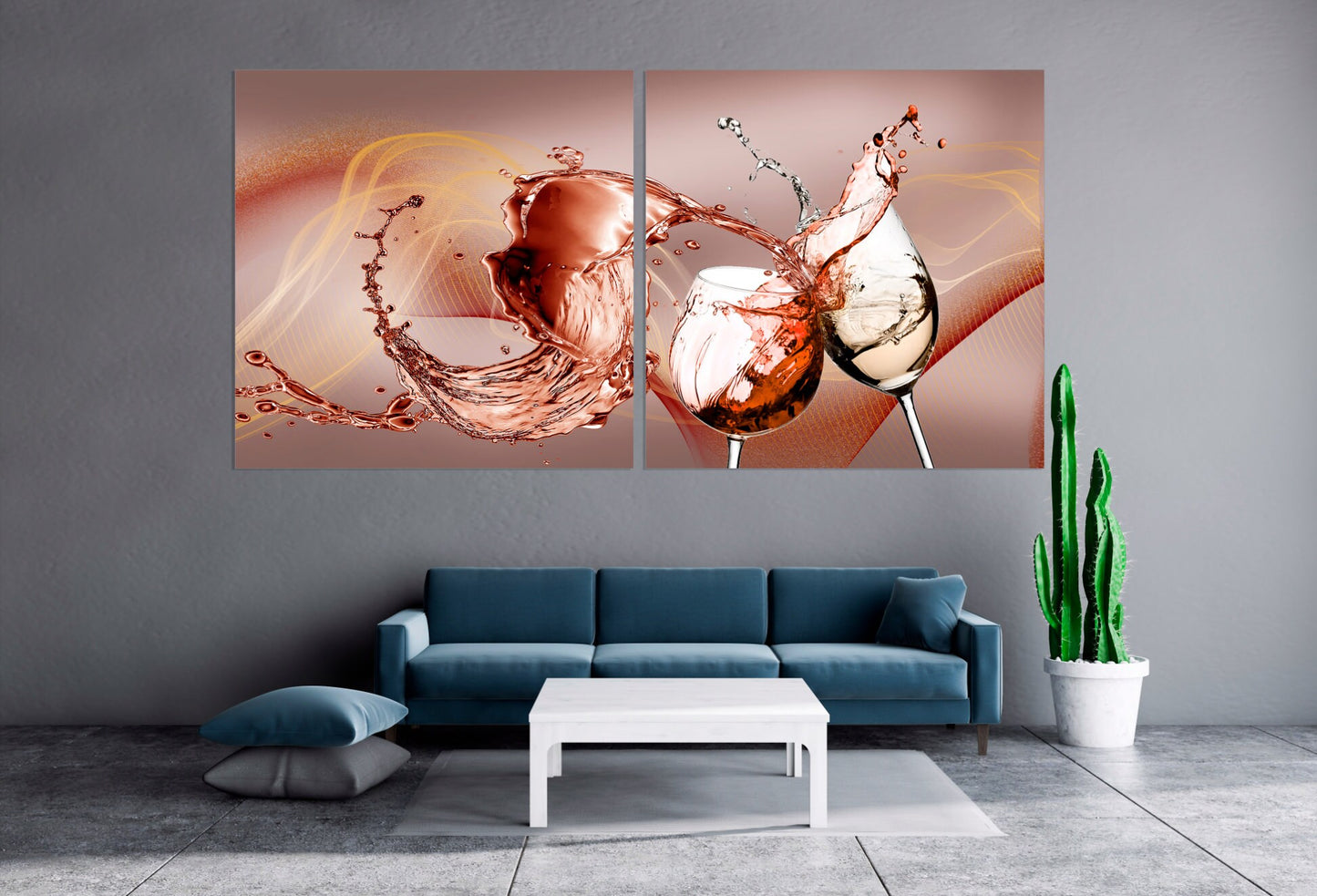 Weinwandkunst, Küchenwanddekoration, Leinwand, extra groß, mehrteiliges Leinwandgemälde, Geschenk zur Wohnungserwärmung, druckbare Kunst, 3-teilige Rahmenleinwand