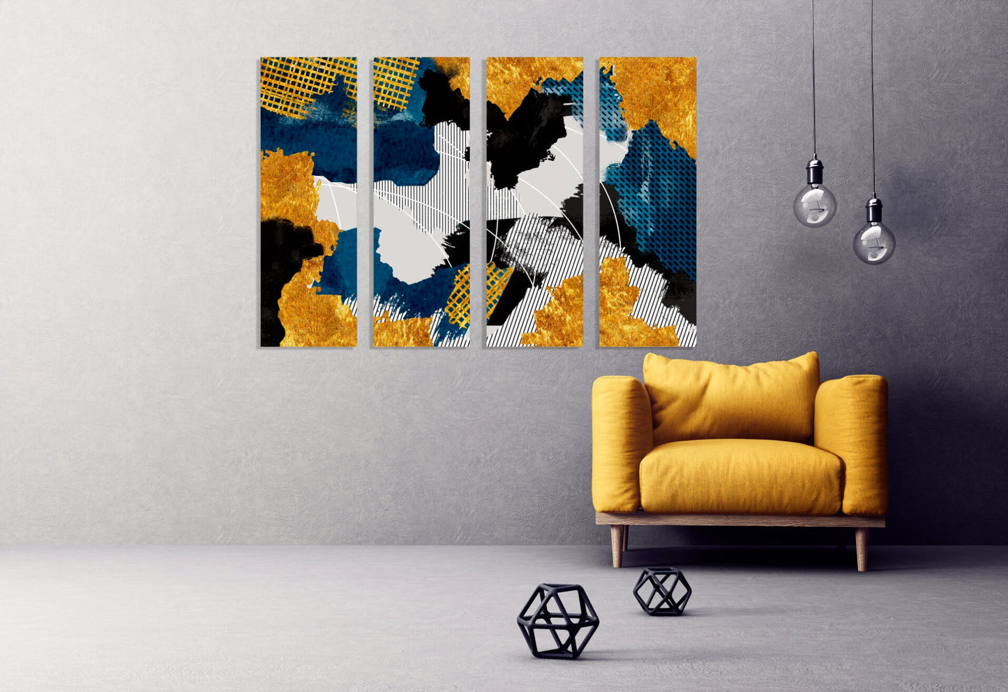 Abstraktes farbenfrohes Gemälde, groß, moderne abstrakte Kunst, abstrakte expressionistische Malerei, abstrakte Wandkunst, Heimwanddekor