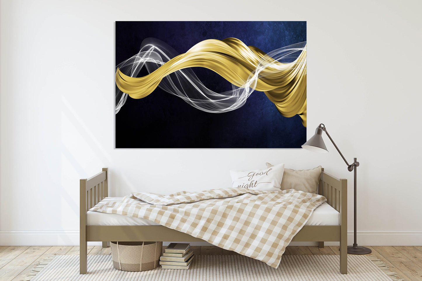 Abstrakter Kunstdruck, extra großes Leinwandgemälde, abstrakte Wandkunst, Bilderrahmen, mehrteilige Wandkunst, abstrakte Wanddekoration, ruhige horizontale Kunst