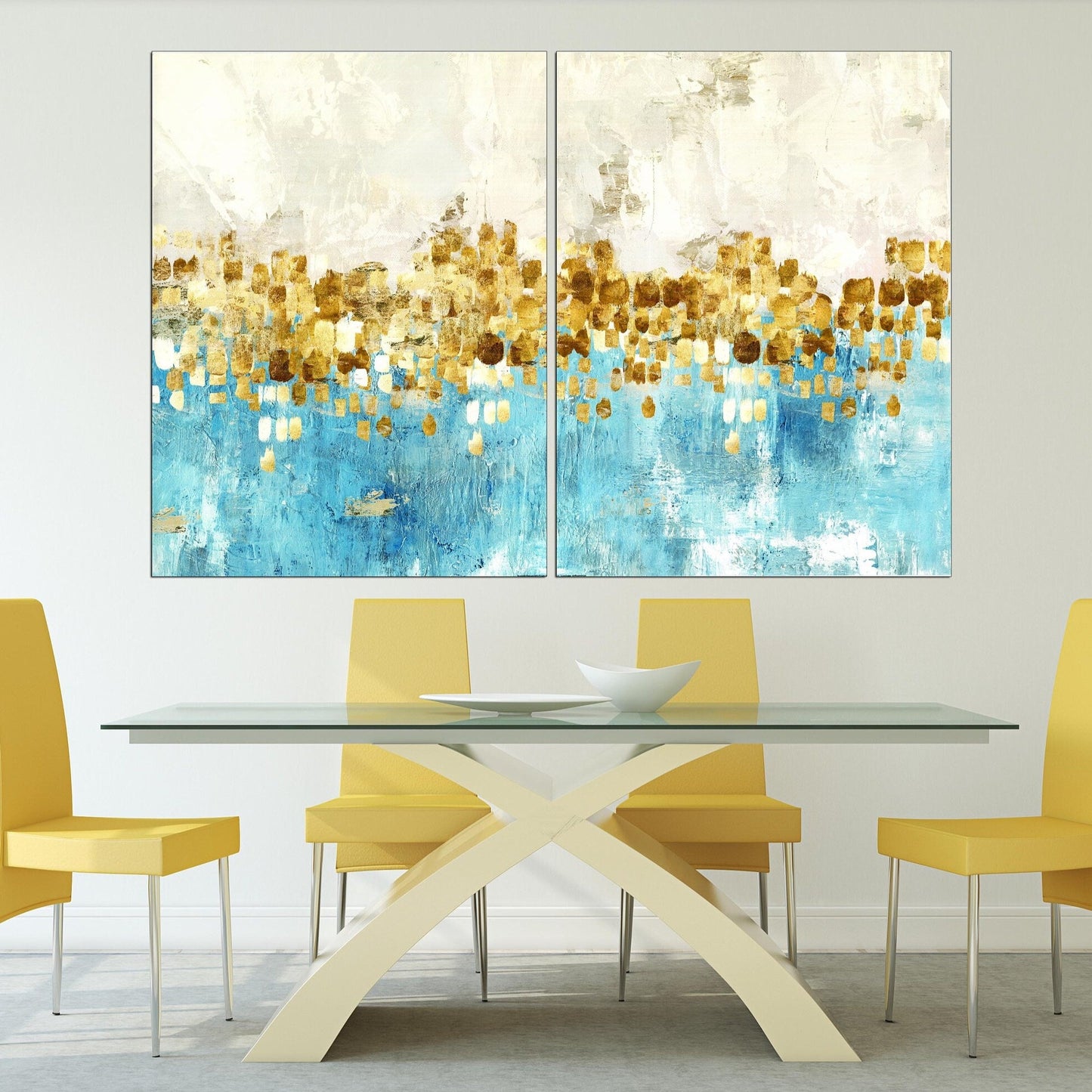 Extra große Wandkunst gerahmte Leinwand Druckbare abstrakte Kunst Moderne Wandkunst Mehrteilige Leinwand Abstraktes Gemälde Wanddekoration 3er-Set