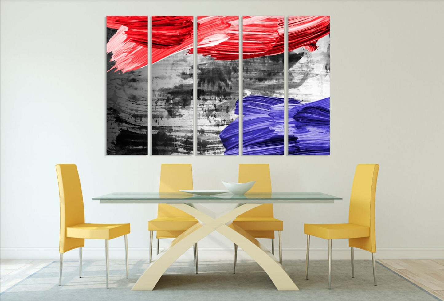 Große abstrakte Wandkunst, mehrteilige Leinwand-Wandkunst-Sets für Schlafzimmer, trendige Raumdekoration, moderner abstrakter Kunstdruck, gerahmtes Leinwandgemälde