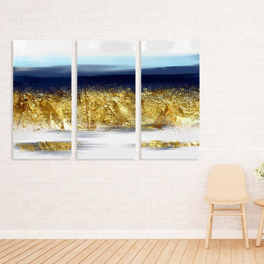 Abstrakter extra großer Leinwanddruck, Wandkunst, Gemälde, Wohnzimmer, Badezimmer-Wanddekoration, trendiges Leinwandset